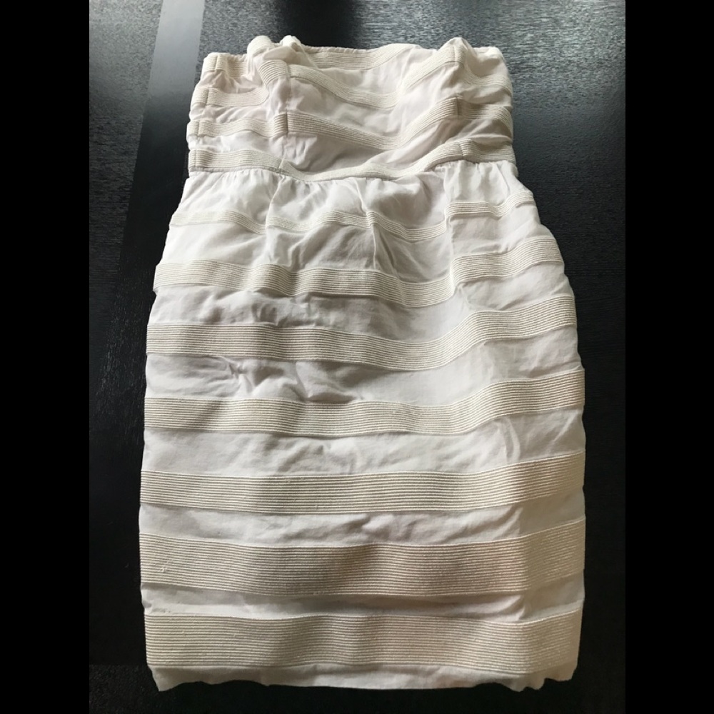 JCrew off white dress with pockets.
